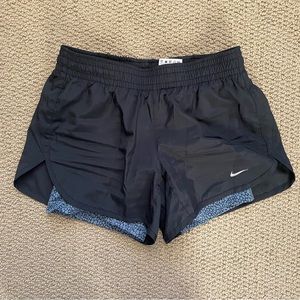 Nike Dri Fit  3” Mid Rise 2-in-1 Running Shorts with Compression